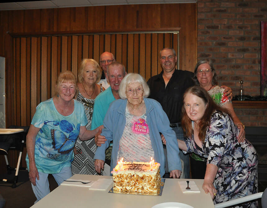 100-year milestone for Nan Gudgeon