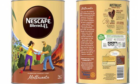Mallacoota community spirit championed on coffee tins