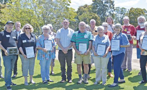 Bushfire volunteers recognised